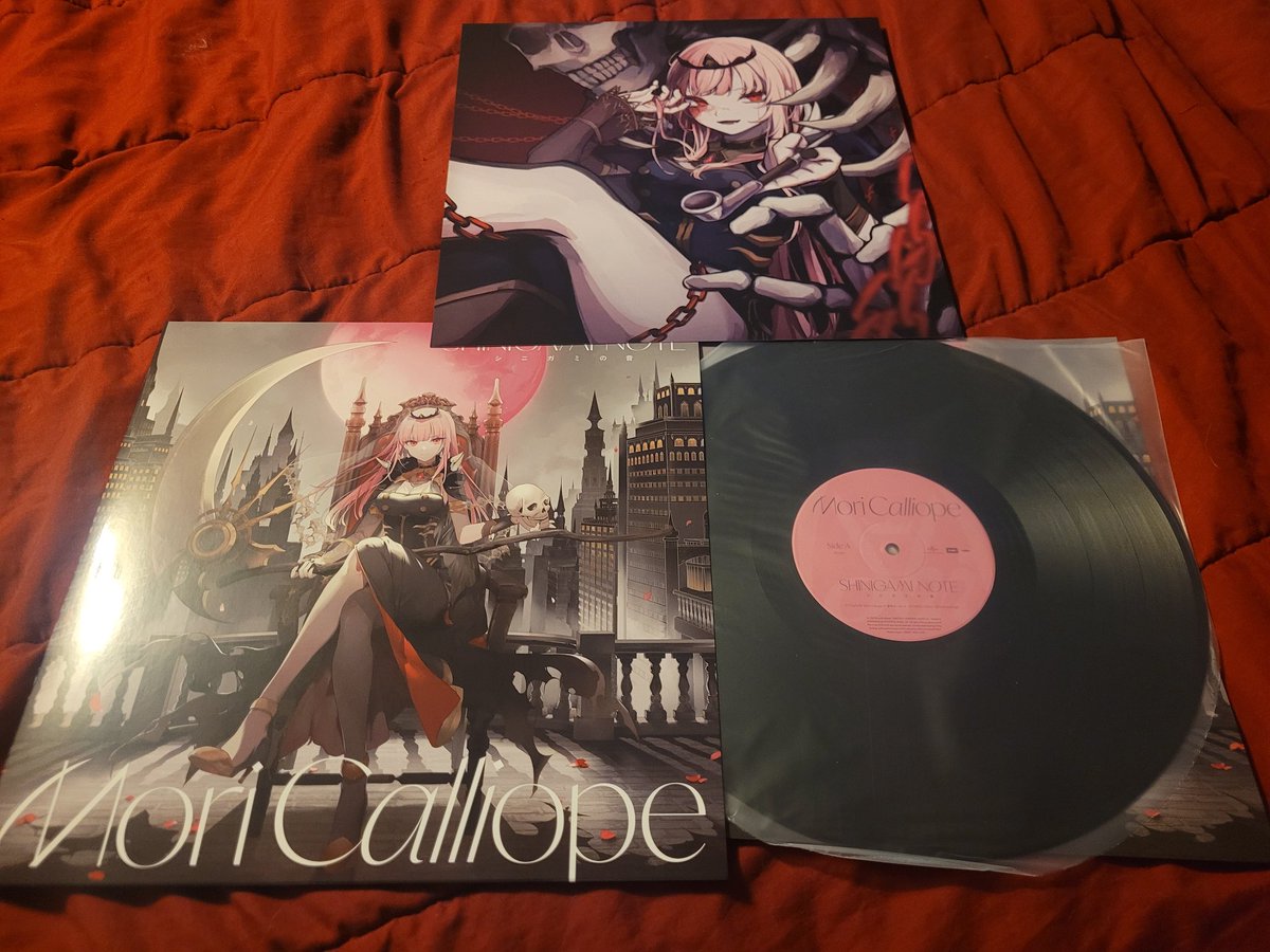 Jdaz17's tweet photo. Happy early Christmas to me,now to wait for SINDERELLA!! #SHINIGAMINOTE #MoriCalliope https://t.co/h9PwvfK4q7