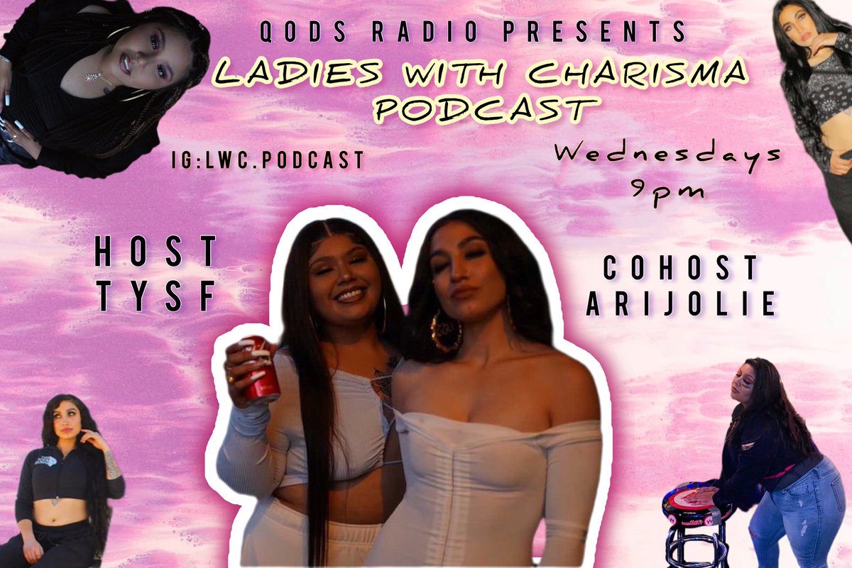 #LWCPODCAST💋 I Am So Proud &amp; Excited To Share That @arijolie415 &amp; TYSF are brining “LADIES WITH CHARISMA PODCAST” THIS JANUARY it will be Every Wednesday @ 9PM‼️🥂 We Are 2 Latina &amp; Mixed Girls Born In San Francisco CA and A Representation Of The People.