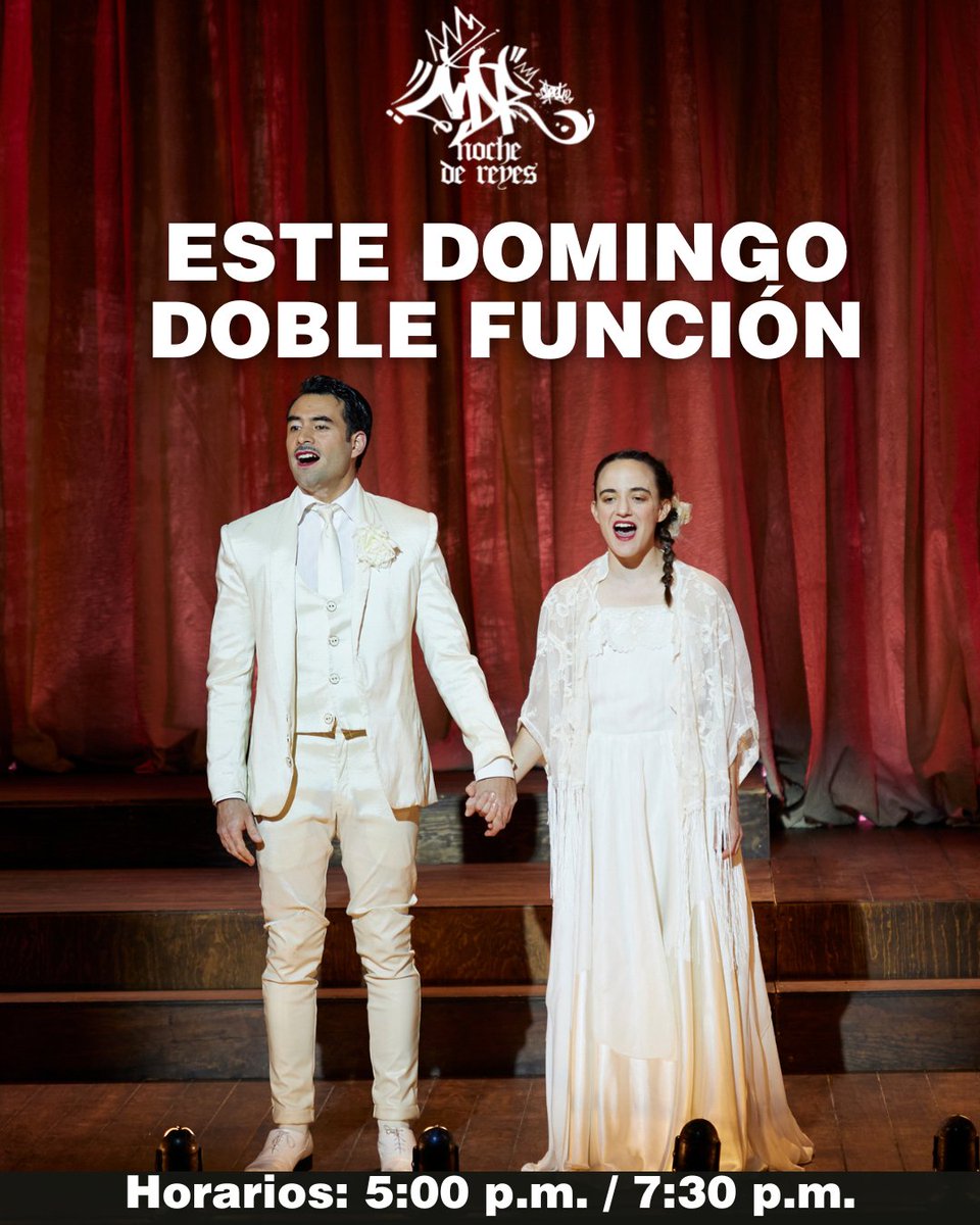 Por única ocasión y para despedirnos de la temporada de #NocheDeReyes, este domingo tendremos doble función en el <a href="/teatro_milan/">Teatro Milán</a> a las 5 y a las 7:30 p.m.

Compra tus boletos aquí: bit.ly/NDRMilan
