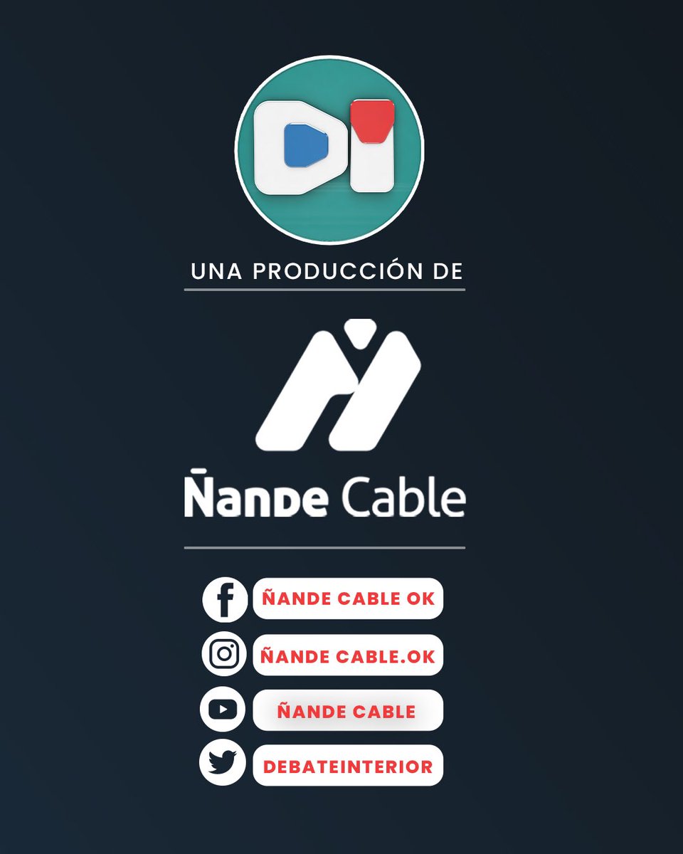 DebateInterior's tweet photo. Hoy desde las 21hs no te pierdas el último programa de #DebateInterior por canal 8 de #ÑandeCable. Analizamos los temas más importantes de la semana y recibimos a @mmbarrionuevo y @peruchocassani . https://t.co/APOVZssyau