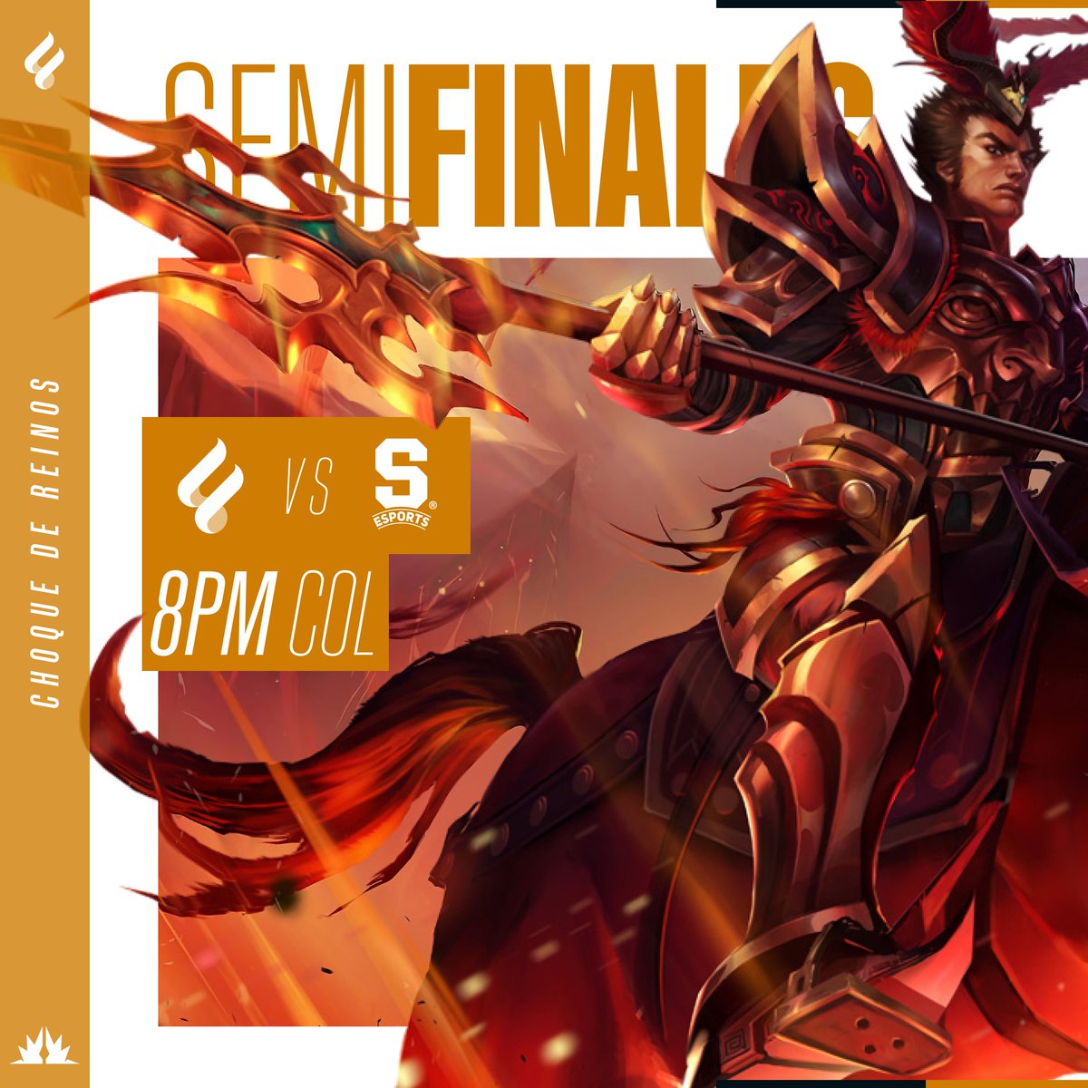 ¡A UN PASO DE LOGRAR LA HAZAÑA!

Nos enfrentamos a un rival ya conocido por su fuerza. Un Bo3 contra la escuadra tica nos separa de la gran final. 😉

¡Acompáñanos en la semifinal de la #CDR con el #GoBRR! 💙

⏰ 8pm
⚔️ <a href="/SaprissaEsports/">Saprissa Esports</a> 
📺 twitch.tv/thekingsequipo