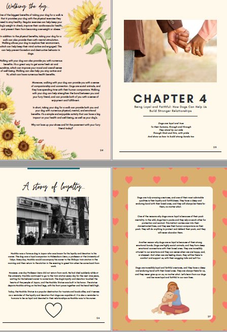 booksbyAI's tweet photo. @nevmed @canva We used @canva to design our first Books by AI guide: “Unleashing Your Inner Puppy: A Guide to Living Like a Dog” which was written entirely be ChatGPT. Can’t wait to give this a go. https://t.co/HRdV6soExD