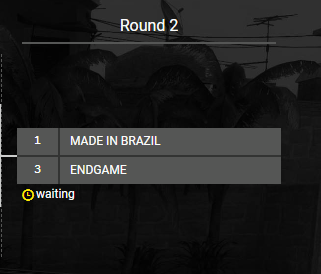 Infelizmente tivemos um W.O. na primeira partida, então vamos direto para a final do qualify!!

⚔️<a href="/MIBR/">MADE IN BRAZIL.</a> VS <a href="/endgamebrazil/">EndGame 🔚</a> 
🎙️@pimpiics 

🖥️twitch.tv/NoControleTV🖥️