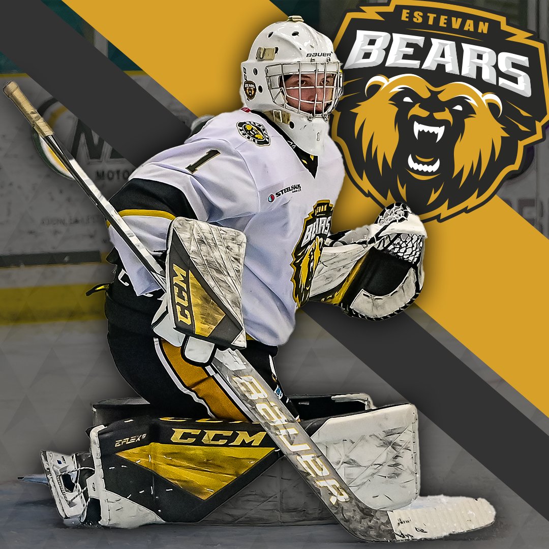 EstevanBears's tweet photo. Congratulations to Kaden Perron who has been named SMAAAHL Goalie of the Month for November 2022

Perron appeared in 7 games in November &amp; recorded a 2.78 GAA and a .920 save % with a record of 2-1-3. Kaden led the Bears in those 2 wins with an impressive 27 and 35 save outing! https://t.co/KMPpbPgZQR