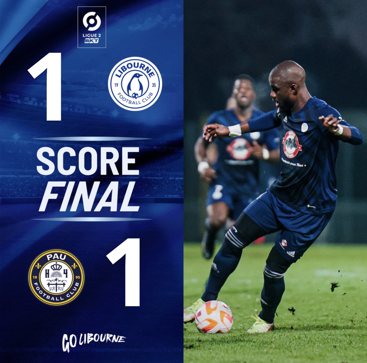fc_libourne's tweet photo. C'est terminé pour ce dernier match de l'année. Match nul face à une équipe de Ligue 2. Bravo les gars. Une première demi-saison pleine d'émotions et de rebondissements. On a hâte de vous retrouver l'année prochaine #libourne https://t.co/KjpEaDN9iP