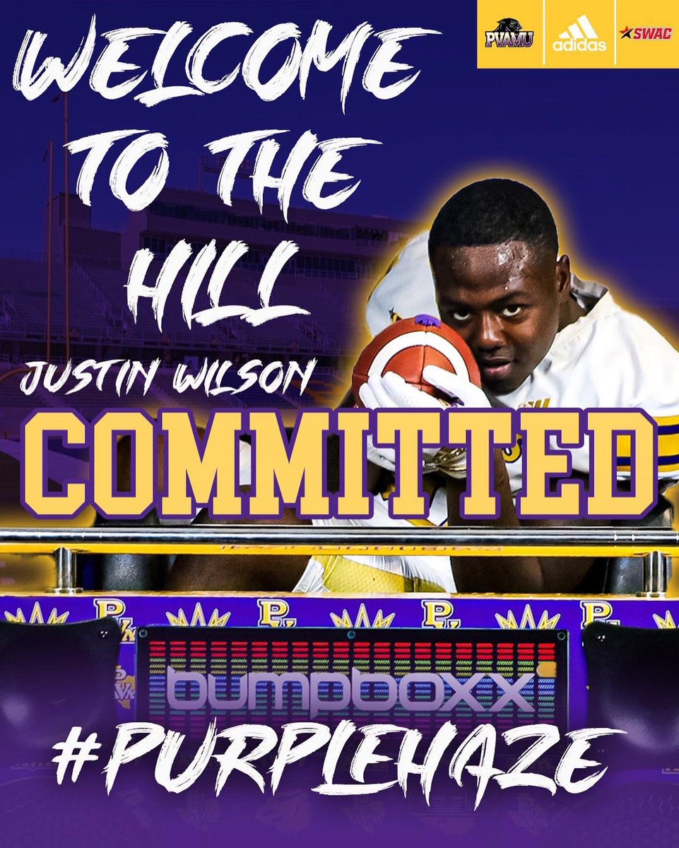 Justin Wilson 6'2"  285 lbs OL has committed to Prairie View A&amp;M University
* Jones College 
  Ellisville Mississippi