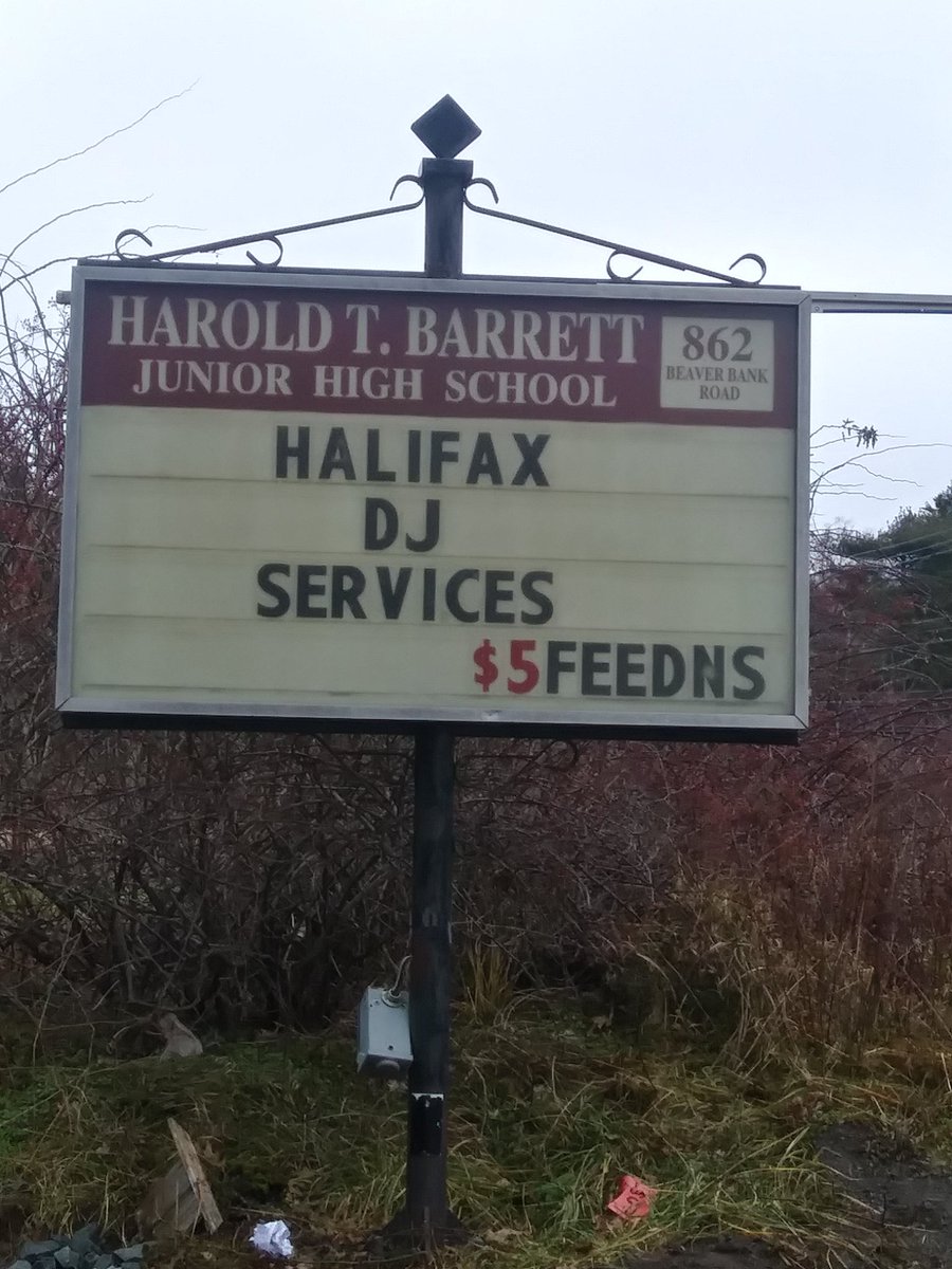 Time to book your next dance! Thanks to Halifax DJ Service for supporting our @feednovascotia fundraiser <a href="/htbarrett/">Harold T. Barrett</a>