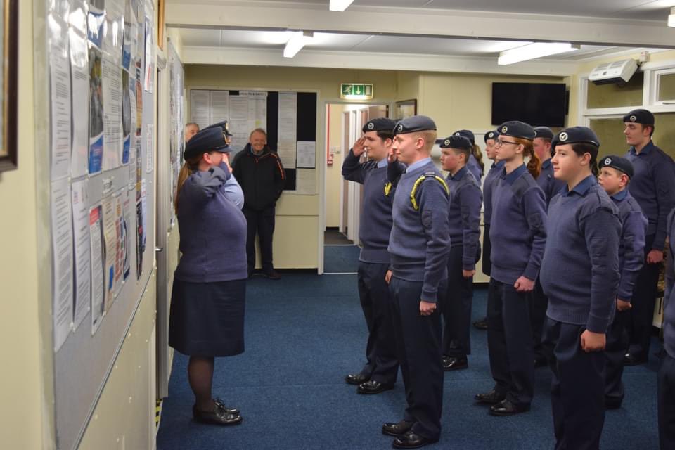Both CWO Wise and CWO Heightley are timing out as cadets.
We had a slight twist on final parade with both CWO’s taking it and dismissing the Squadron for the final time.
Both have had an amazing time in Cadets and have achieved so much and we look forward to them being CIs!
