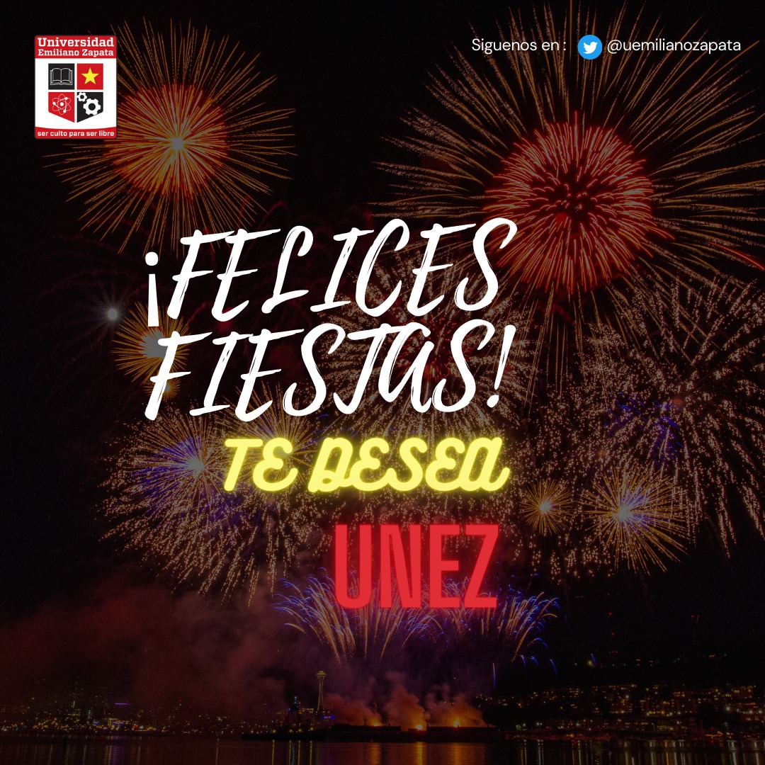 uemilianozapata's tweet photo. ✨Que en estas fiestas la magia sea tu mejor traje, tu sonrisa el mejor regalo, tus ojos el mejor destino y tu felicidad el mejor deseo✨
Te deseamos Felices Fiestas ❤️🪅🎊
#Felicidad #FelicesFiestas #UNEZ
����️Diseño : Mariana Villanueva, LAE https://t.co/OTo3tt6Fh2