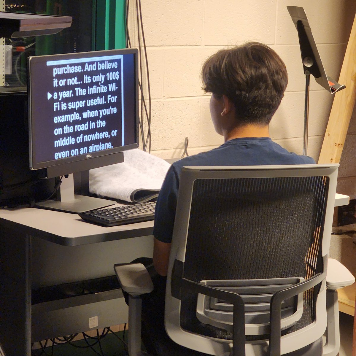 cathy_srock's tweet photo. Broadcasting 1 started their fake product infomercials in the @dragoncast TV studio today. #srockbc1 #alwayslakeorion #broadcastingteacher #wdbc @LakeOrionHS_CTE @LkOrionHS https://t.co/Os9pzGDdRd