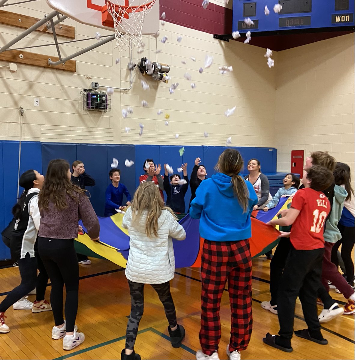 I love the look of unfiltered joy on all of the faces of these junior high students.