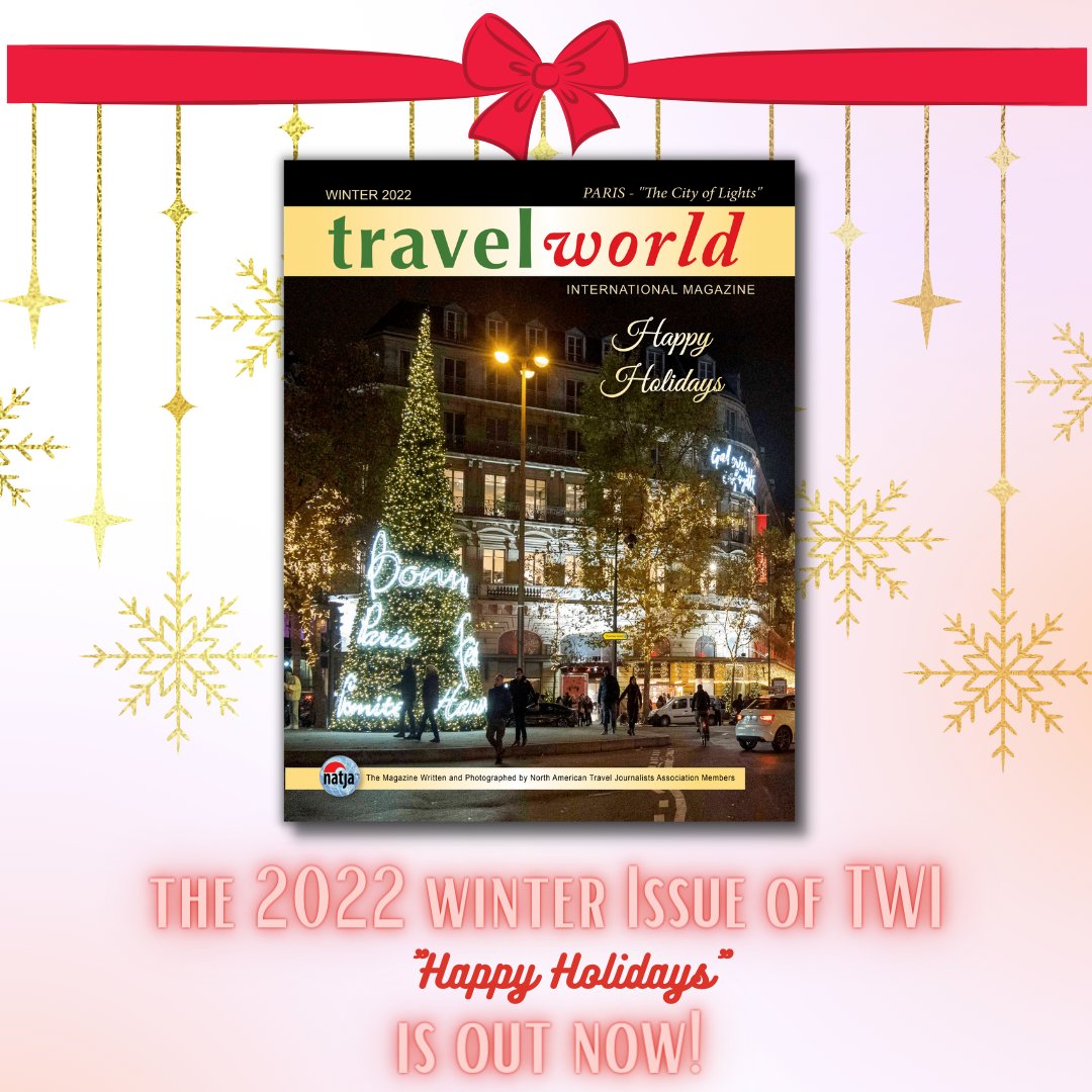 The Winter 2022 issue of TWI is here! Thank you to all of the NATJA Members who contributed. click the link below to start reading travelworldmagazine.com