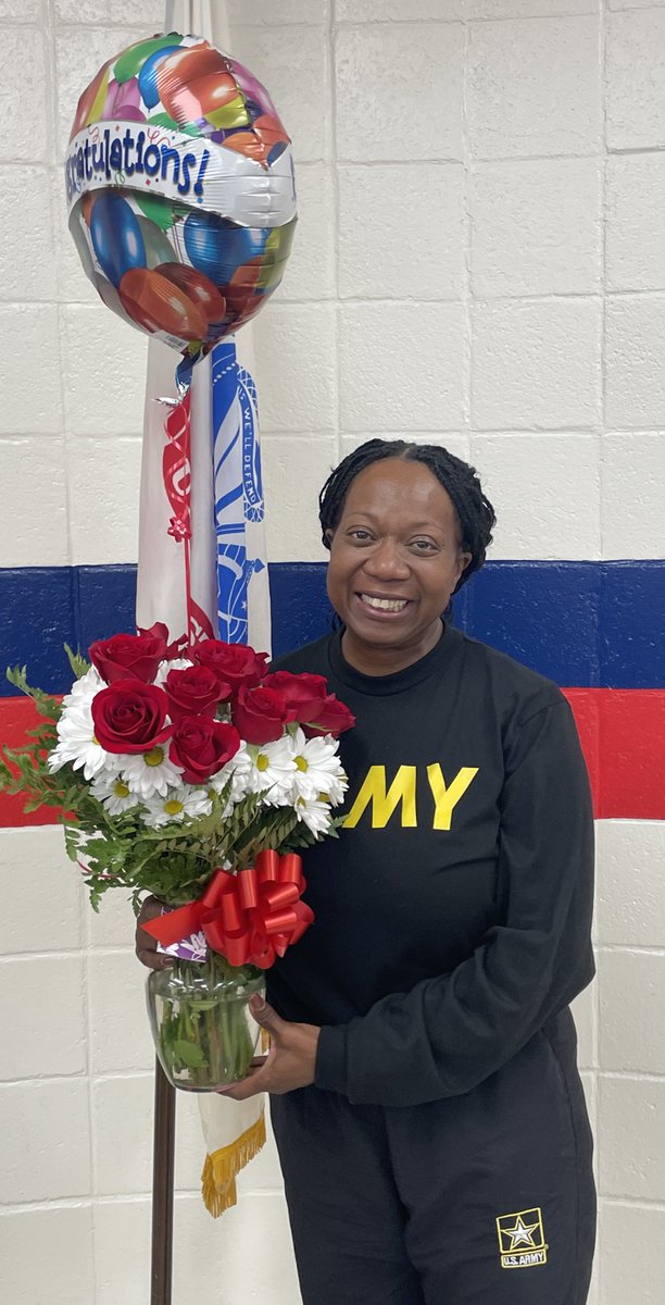 ⁦Congratulations Freedom High Teacher Of Year, 1SG Trina Hines! ⁦<a href="/FHS_GoPats/">Freedom High School</a>⁩