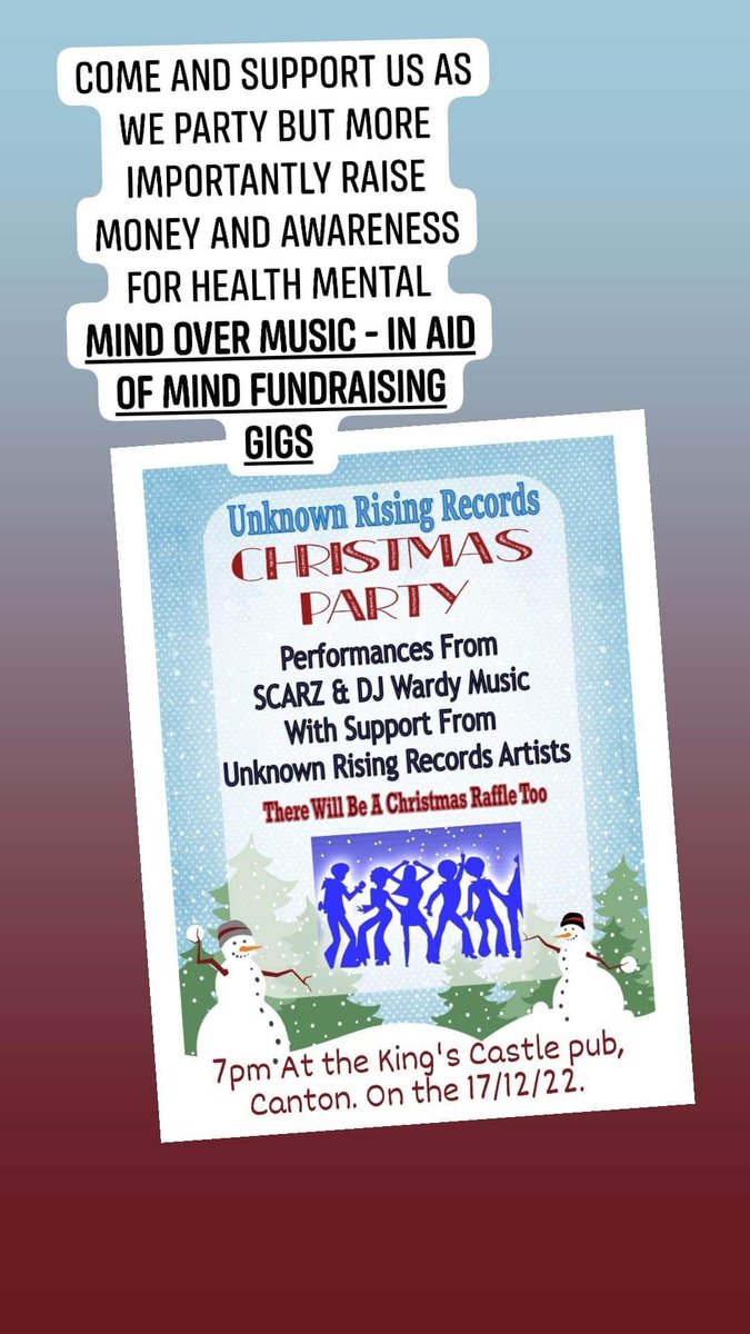 IanKennardMusic's tweet photo. This gig is in aid of Mind mental health charity. #Mind #mindovermusic #mentalhealth #Charity #unknownrisingrecords #iankennardmusic #music #livemusic #NewMusic #singer #singers #singersongwriter #acousticguitar #dj #rapper #Rappers #Canton #Cardiff #WALES #uk #Christmas #Xmas https://t.co/PwCulQU4xI