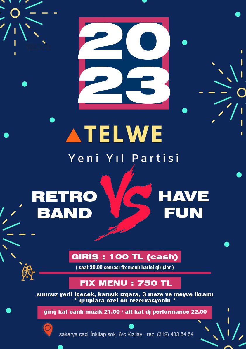 Telwe_ankara's tweet photo. #yeniyıl #2023 https://t.co/2zffqw0p7X