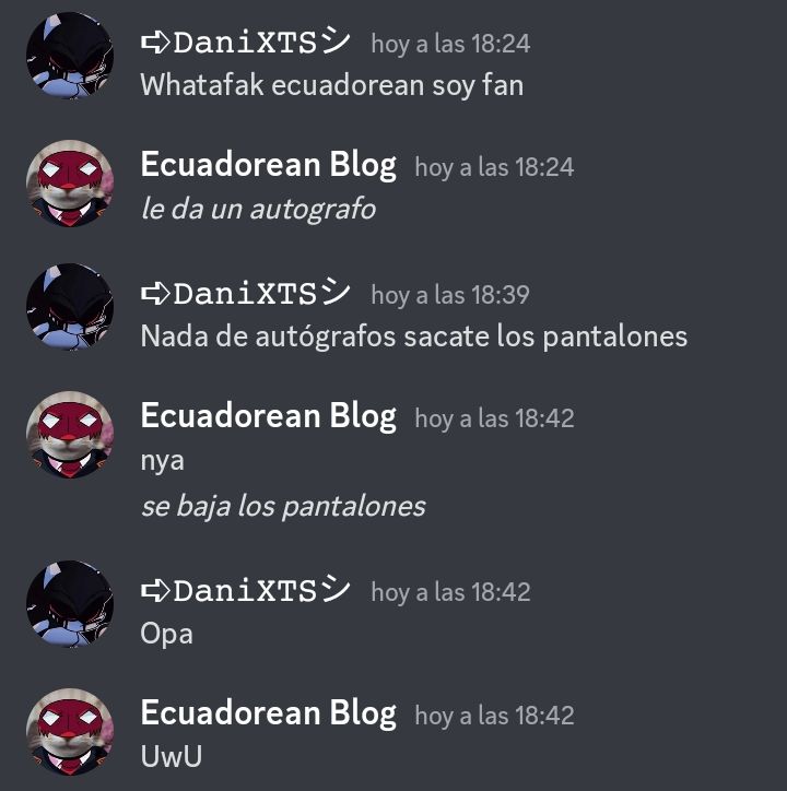 CaffeineLover97's tweet image. Hablé con ecuadorean...

Deah era un pana mio xdd con el pfp y un apodo