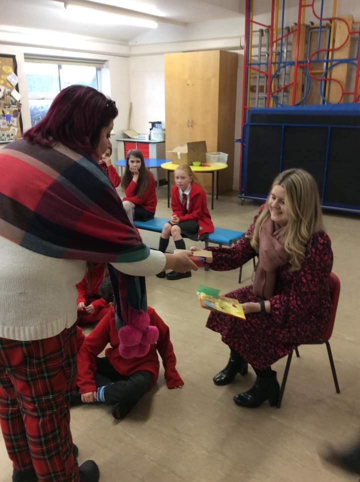 CrowtonPrimary's tweet photo. A special assembly to say a huge thank you and goodbye to our wonderful Miss Dempsey! We wish her well as she moves on to her new school where we know she will shine 🌟 https://t.co/GF79C6QzsC