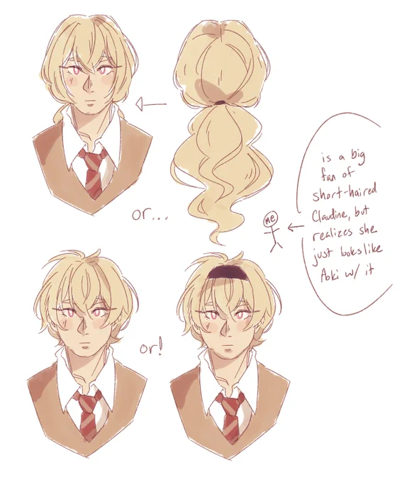 and if you thought this is just my excuse to give mykr short hair well. youd be partially right 
