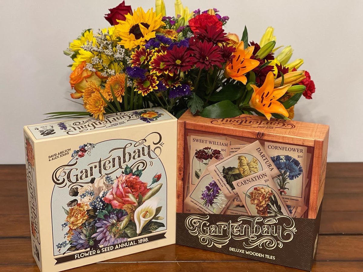 Gartenbau is now available at your favorite game stores and our website, designed by @AnalogAppGames and Alex Johns. Experience a unique economic spatial puzzle featuring three layers of tiles, brought to life using 19th century art. 🌻

25thcenturygames.com/store/gartenba…