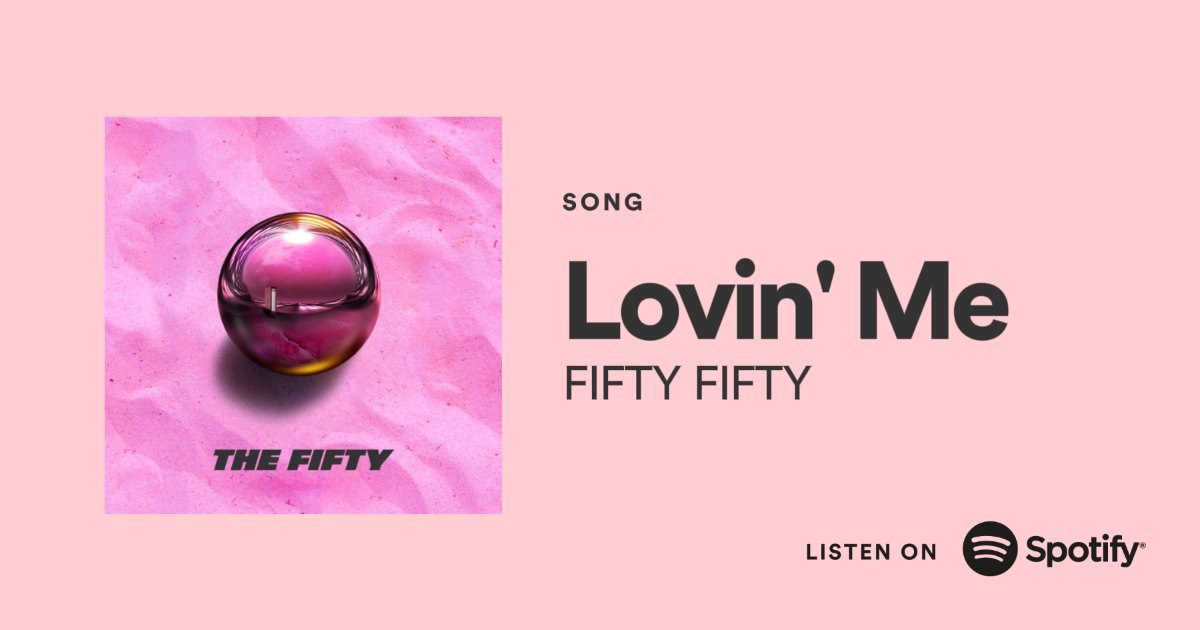 ABLUMECharts's tweet photo. .@we_fiftyfifty's 'Lovin' Me' surpassed 1 MILLION streams on Spotify!

📎:https://t.co/UJ7jTSGXsN

It's their 1st song that achieved this milestone 
#FiftyFifty #피프티피프티 https://t.co/vGXyWH5ybO
