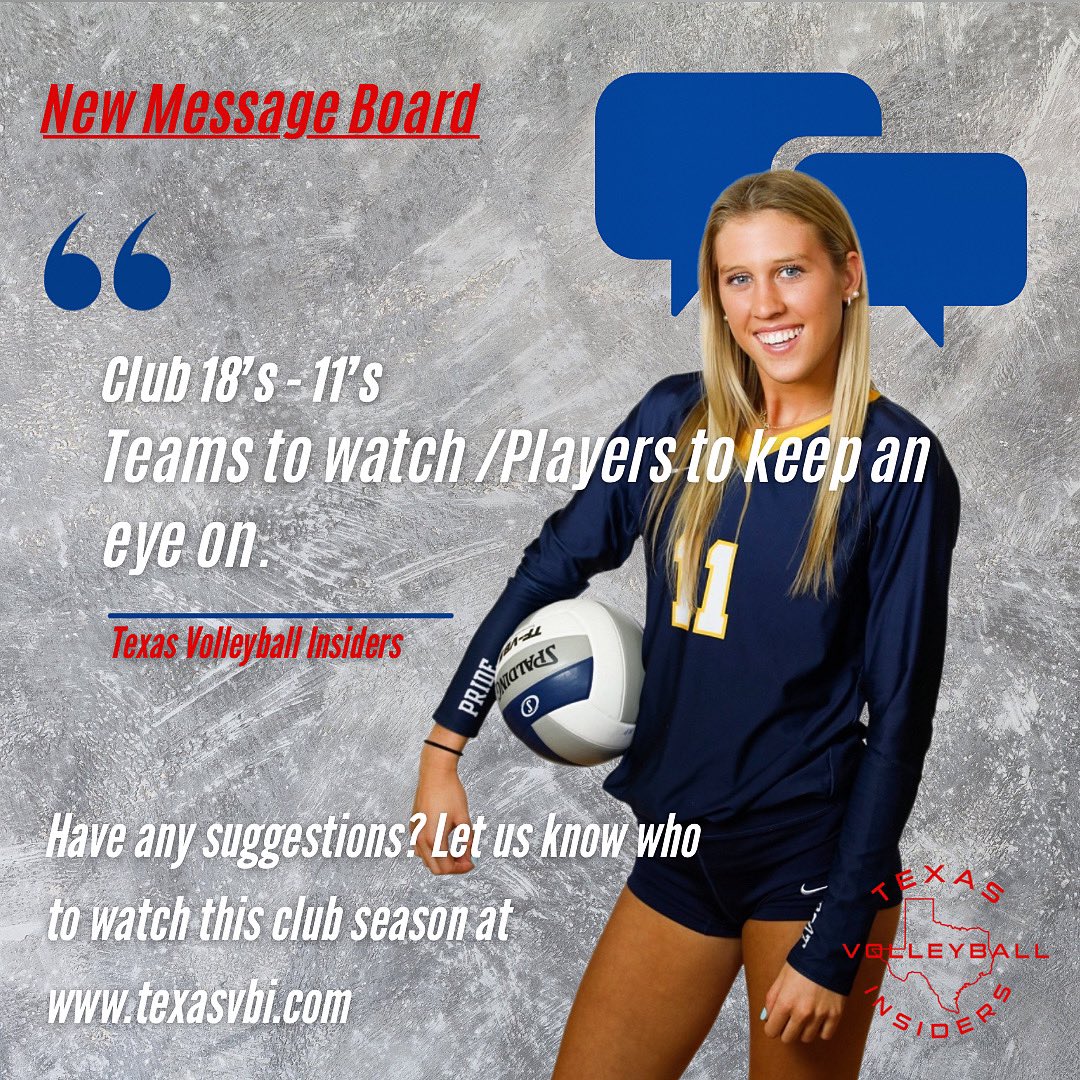 Our Newest Message Board Topic!! Have you checked out our TVI message boards? We have some great topics and discussions! Become an Insider and get inside the conversation. Be an Insider! Go check out our TVI message boards today! texasvbi.com