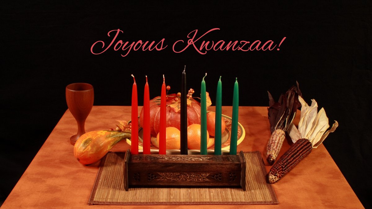 Today marks the first day of Kwanzaa! To those that celebrate, we wish you a wonderful time with loved ones! #umoja #kujichagulia #ujima #ujamaa #nia #kuumba #imani