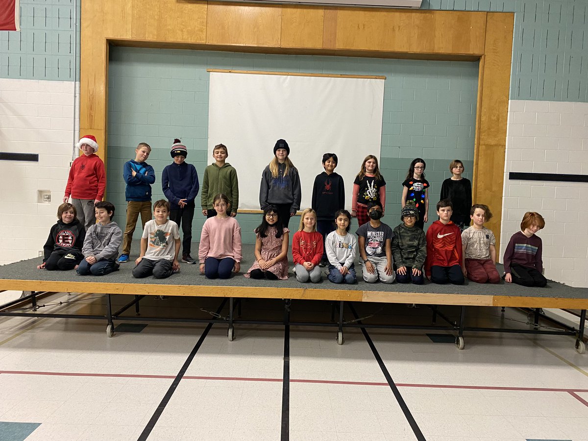 MrsAitken7's tweet photo. We are so excited to present jingle bells next week at our Christmas concert! But with a twist… the grade 4/5 class has been learning some sign language! #ASL #JingleBells #concert @HolySpiritOCSB https://t.co/SiXLZ3qLar