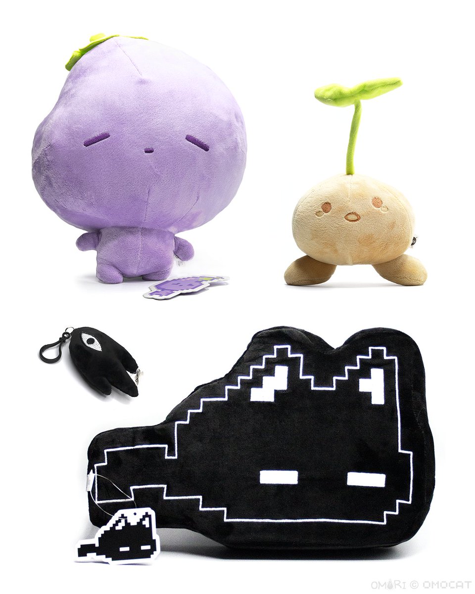 OMOCAT on X: MR. PLANTEGG plush, SPROUT MOLE plush, MEWO pixel