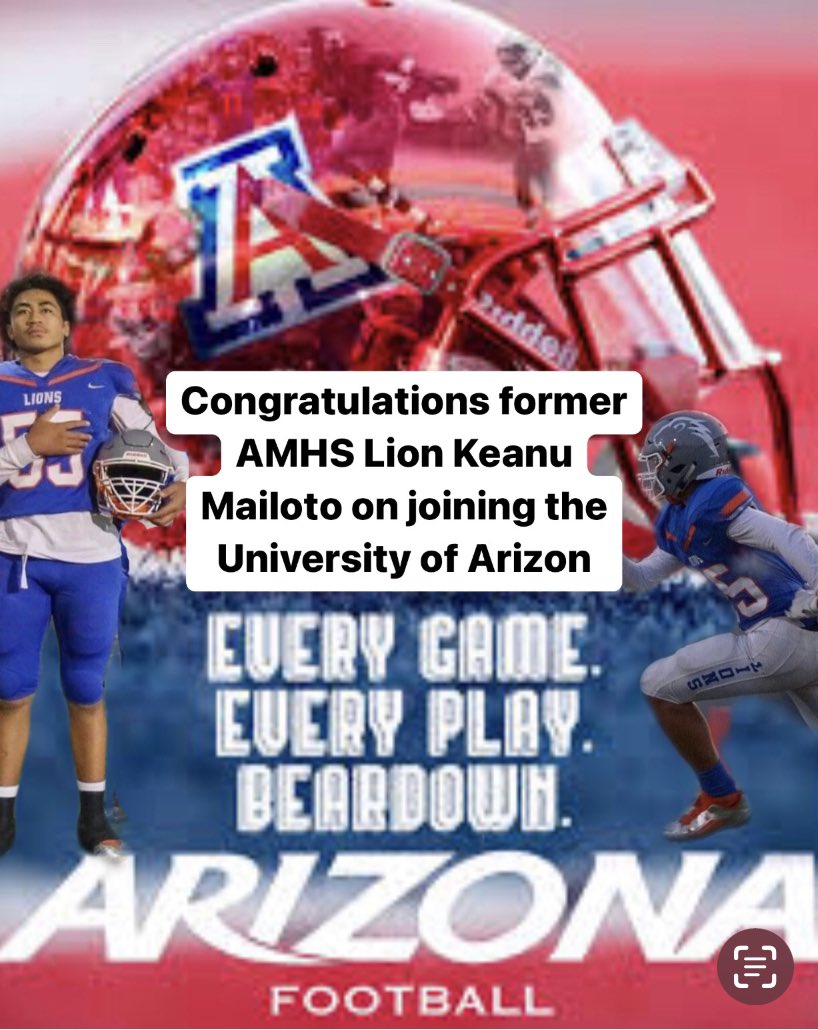 Another Auburn Mountainview Lion with great work ethic, drive, determination, added to athletic ability. Congrats Keanu.