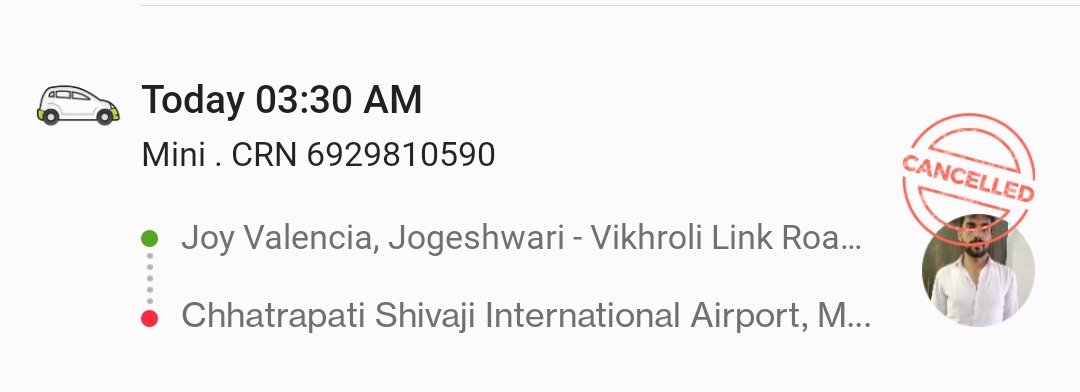 Bagulia17190456's tweet image. Though i have experienced very pathetic service from @Olacabs multiple times, highlighting 1st time same in Social media.
Trip cancelled by driver in last minute  due to some baseless reason.
Please #avoidola atleast when planning for early morning check in.
@bhash