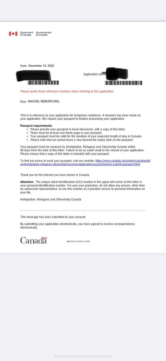 7Wondersmigrati's tweet photo. Congratulation to Miss Rachel for getting Temporary Residence of Canada π¨π¦
#canadavisa #canadavisaupdates #Canadapr #canadaprvisa #canadastudyvisa #canadatravel #ukvisa #australiavisa #usavisa #StudyAbroad #ApplyNow #FlyCanada #flyusa #travelvisa https://t.co/kpZQ8KwXOf