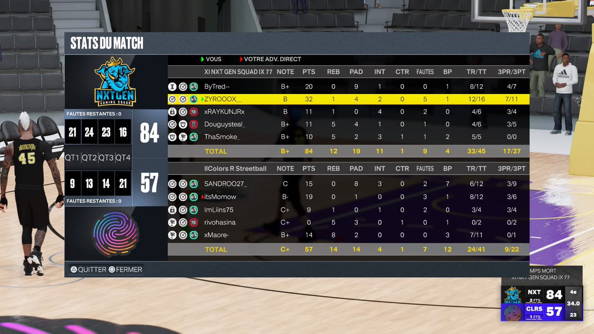 ✅ VICTOIRE 

Belle victoire de la team dans ce match de barrage face à <a href="/ColorsEsport/">Colors Esport</a> 🔥🔥

La prochaine saison, on sera en division #Elite pour la seconde partie du Championnat de France <a href="/HallofGameFR/">Hall of Game</a> 💪🏽👏🏽

🤝 GG’s à nos adversaires 

#MakeItHappen 🐘