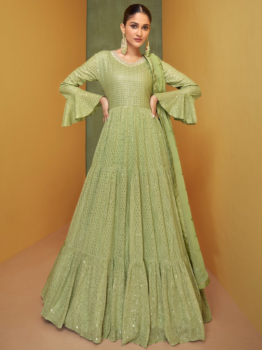 ethnicplus_in's tweet photo. 🌻Wonderful Pastel Green Embroidered Georgette Ready Made Gown💐😍
Click here to shop: https://t.co/epmT7sxWLH
#gown #designer #designergown #salwaarkameez #indianoutfit #ethnicfashion #ethnicplusdotin #ethniclook #longsuit #explore #trendingreels #trending #greengown https://t.co/yhdVsbHD23