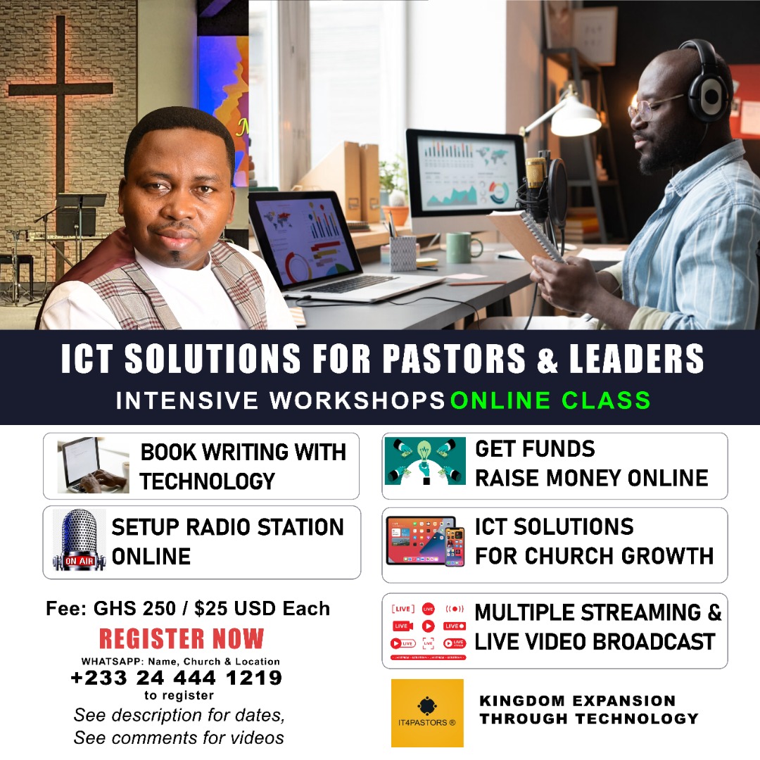 kpasra's tweet photo. ICT Solutions for Pastors and Churches https://t.co/DxutpZUaaB
