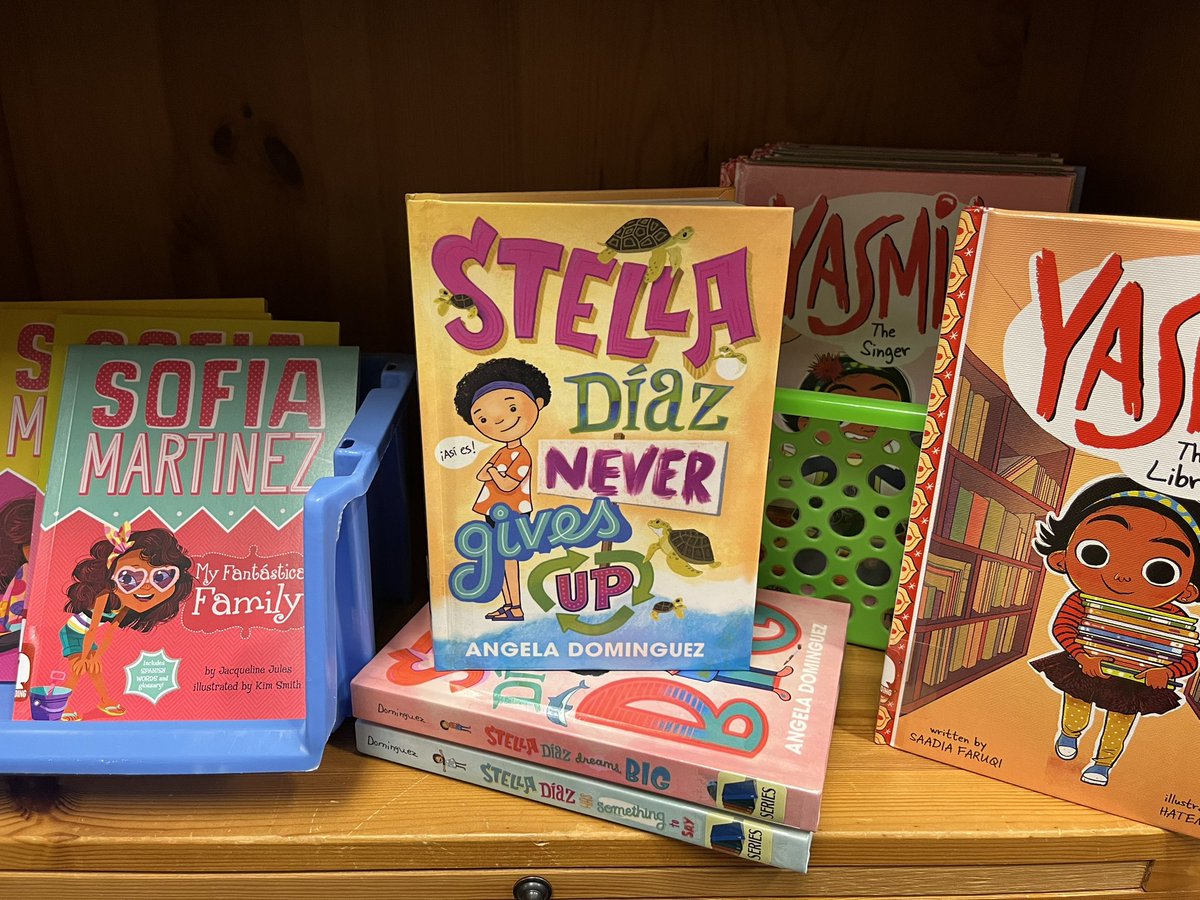 monicahammerick's tweet photo. Thank you WBEF for approving my grant to add HISPANIC HERITAGE books to our library collection. Our students are going to love these new titles. #onlywb #gretchkostars https://t.co/s2jUANw5tr