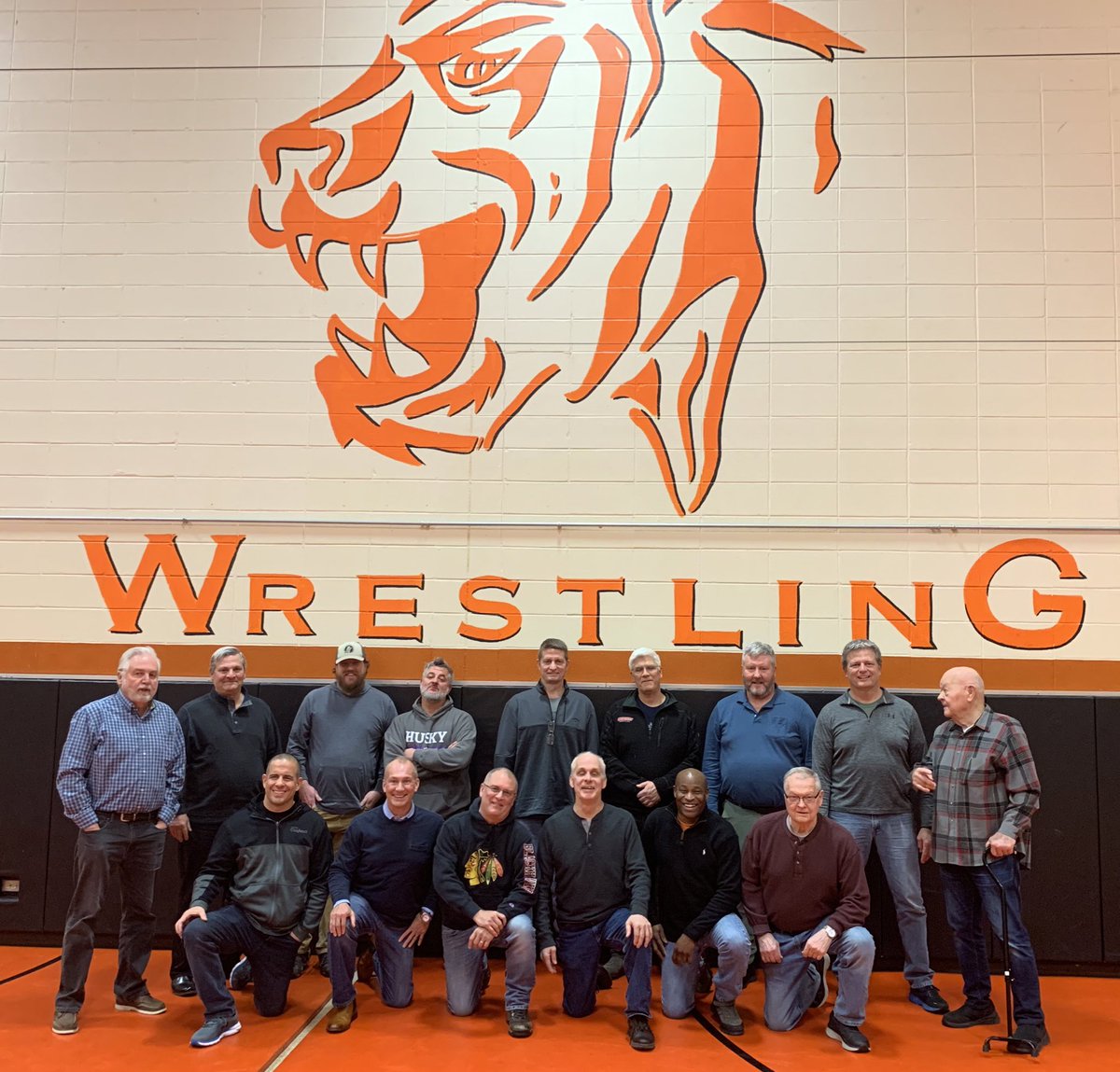WWSWrestling1's tweet photo. Awesome atmosphere tonight for the South-North dual. Great to have past members of the Tiger Wrestling Family in attendance &amp; for the @WWSBands for performing during the dual. Tigers came up short, but will get better at finishing matches. 

Back at it tomorrow at York.

OW-OT-OB https://t.co/lJrDNmMiF0