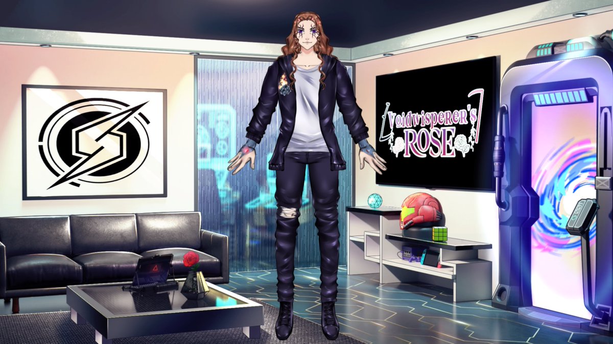 VoidwispersRose's tweet photo. Finaly had my #debut with my model drawn by @Shiinashi1 and rigged by @KageriVTuber https://t.co/JKf1W9kA7x
