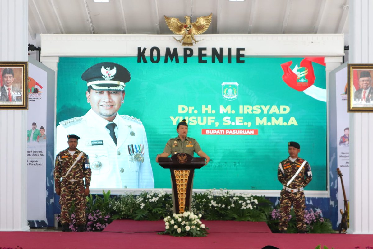 amrudinnejad_'s tweet photo. Kasatkorwil Banser Jawa Timur, Dr. H. M. Irsyad Yusuf, S.E., M.M.A #AnsorJatim1Komando https://t.co/x8w5VdUKVb