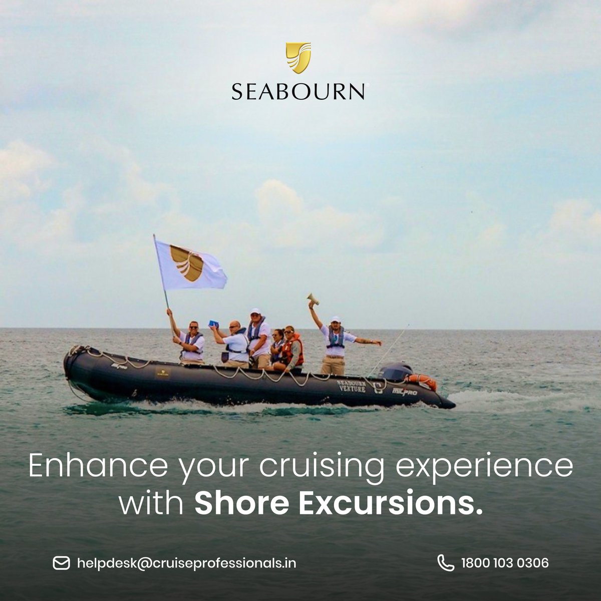 Enhance your cruising experience with Shore Excursions. Which offers unique opportunities to experience the best of our extraordinary worlds.

#seabourn #cruiseprofessionals #luxurytravel #seabournmoments #seastheday #cruising