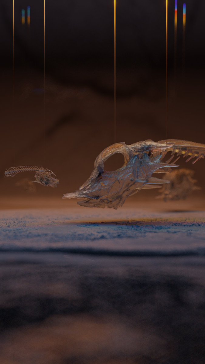 Cyticre's tweet photo. Bellator Militaris🐟💀

Practicing lighting + composition - thanks to @Fishguy_FHL for the awesome models.

#Biology #fish #3dart #C4D #octane https://t.co/xqSLCDpYwk