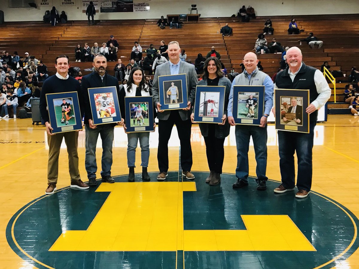 twil2323's tweet photo. Great night at Lancaster H.S. as seven Athletic Wall of  Honor inductees were recognized. Congrats to Bryan Bowdish, Billy Burke, Erica Campbell Goss, Greg Cave, Alysha Gossel Curry, Steve Poston and Jack Greathouse. ⁦@lancastergales⁩ https://t.co/0pXoceDIQH
