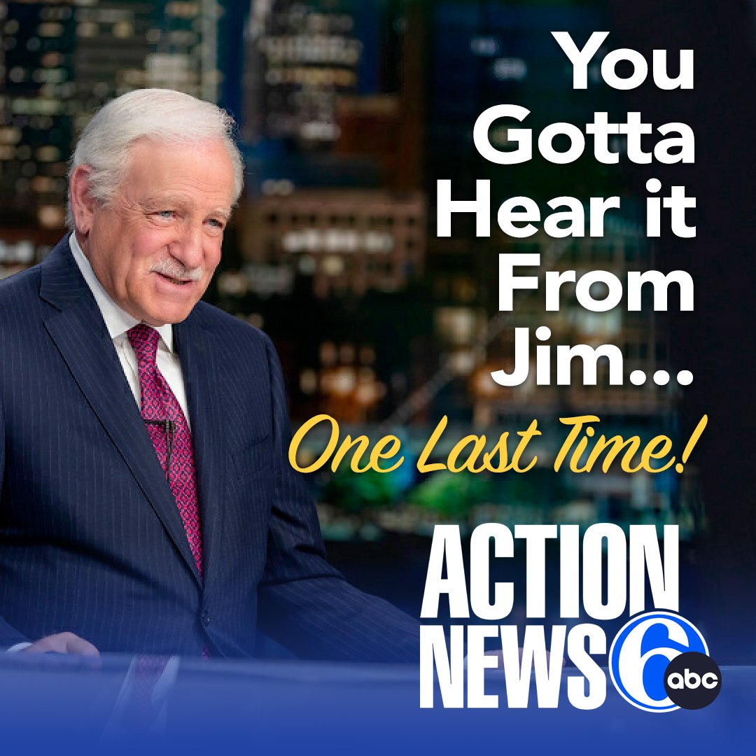 ONE LAST TIME! 📢  Tonight at 6 p.m., <a href="/Jim_Gardner/">Jim Gardner</a> will deliver his last newscast after a remarkable career, spanning 46 years here at Action News. You gotta hear it from Jim ❤️