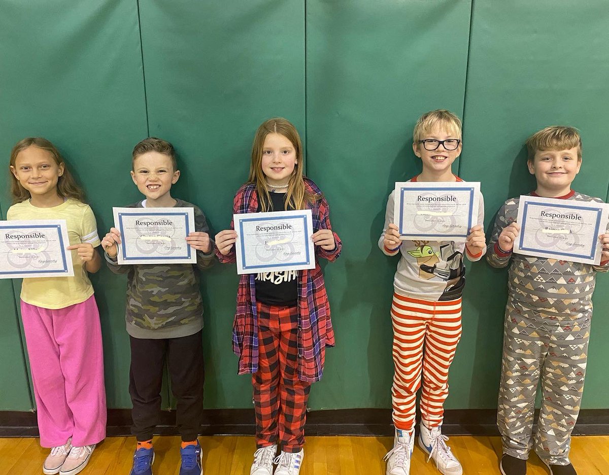 Responsibility Student of Distinction winners! #dundeeproud #rrsk 🤩