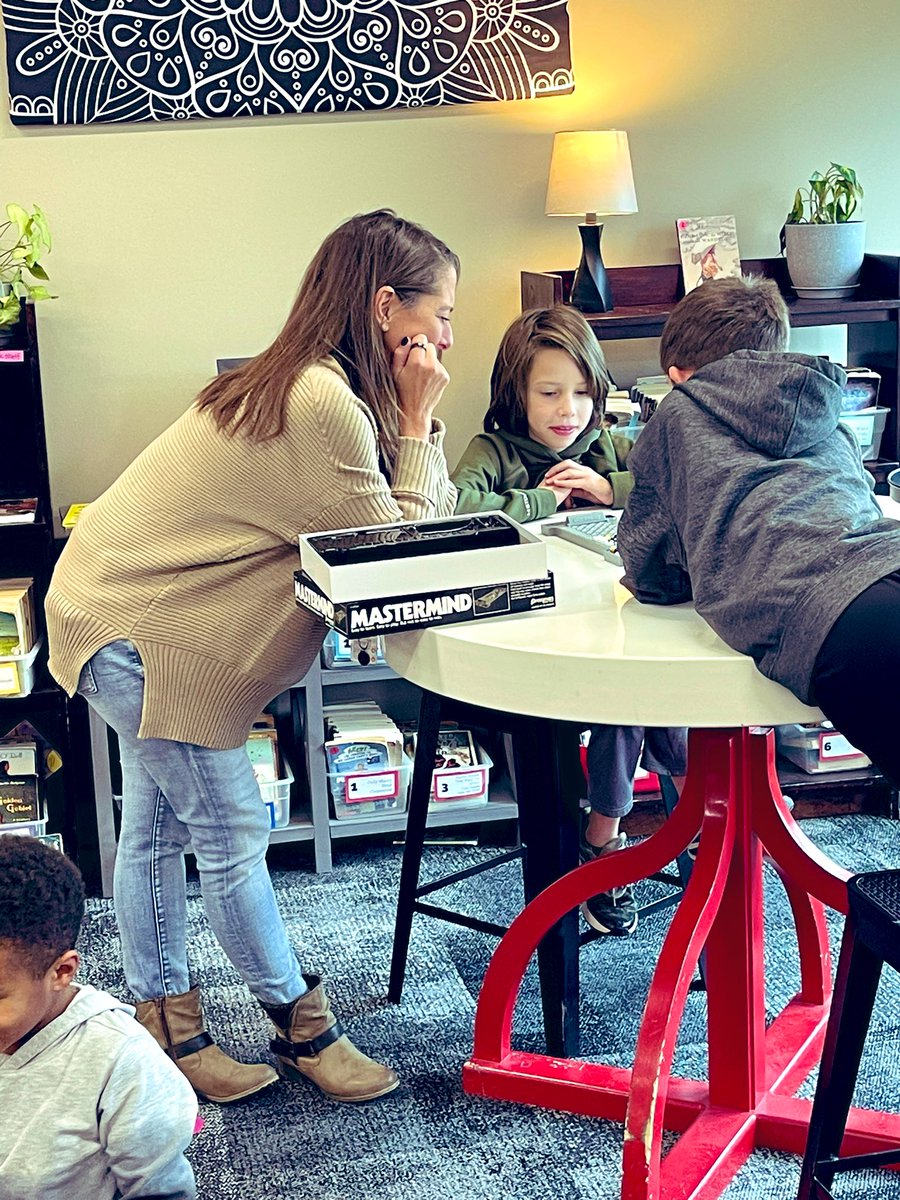 mrsbuschmann's tweet photo. Board Game Hour @WhiteRiverEagle was SO much fun! So many smiles, laughter, &amp; learning happening while playing board games!! Loved getting to learn new games &amp; spend time with so many students today!! 🎲❤️ https://t.co/4buAbpLATN