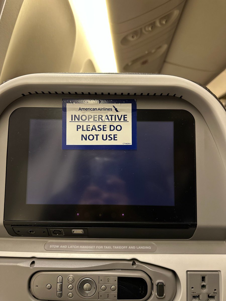 abimurthy's tweet photo. @AmericanAir really?  When you board a 16 hour non stop flight? https://t.co/hCuo5GSANs