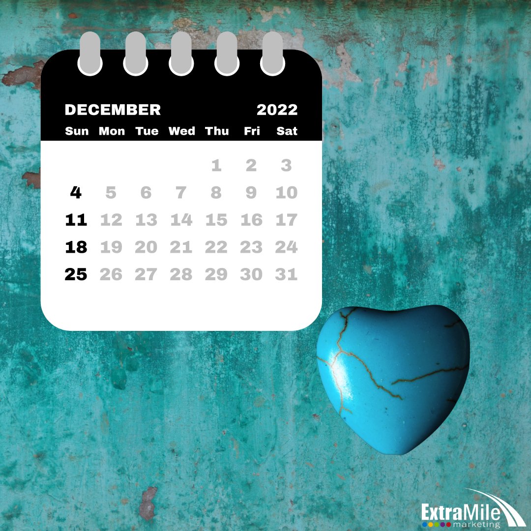 EMM_Bellevue's tweet photo. Fun Fact Friday✨ 
Turquoise is December’s traditional birthstone. 
It’s considered to be a symbol of good fortune and success!

#EMM #ExtraMileMarketing #December https://t.co/CI3yU13Yv1