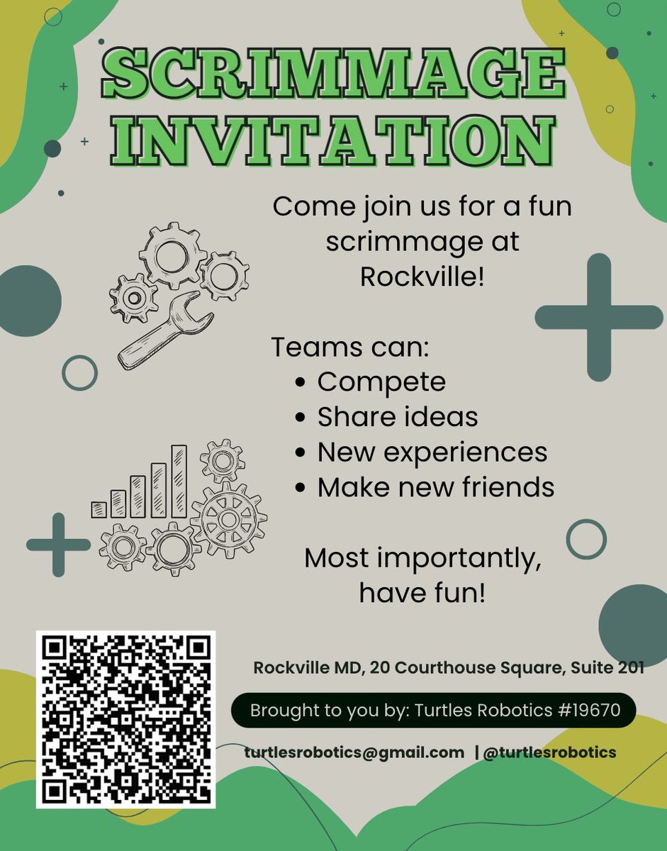 TurtlesRobotics's tweet image. Join us tomorrow for a scrimmage!!!