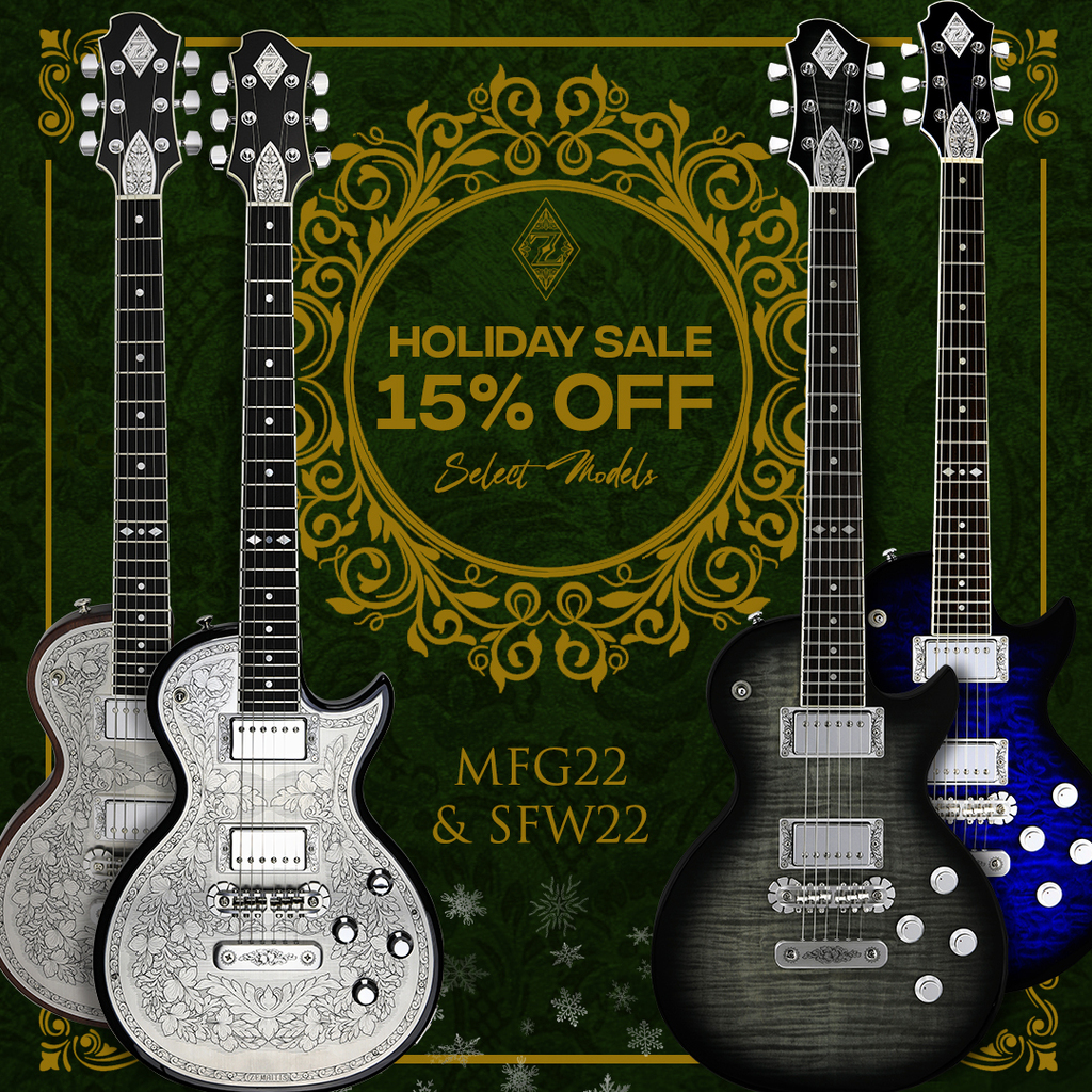 ZemaitisGuitars's tweet photo. Holiday Sale! 15% off MFG22 Natural and Black, MFG24 Black, SFW22 Charcoal Burst and Blue Burst! Available only at https://t.co/pKBexQQsrn!
.
.
.
#zemaitis #zemaitisguitars #guitarist #gearporn #art #guitar #guitars #music #musician #artist #singlecutaway #metalfront #metalc… https://t.co/8WFbxu9Qo3