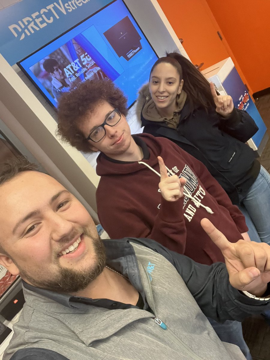 This is the RSM of Londonderry NH and our BRAND NEW hire Noah- 

I do want to share however that Noah was part of the recent shut down of Wireless Advocates, and we were able to give him a new home! 

(Excuse the non-branded attire, as it was chilly due to a thermostat issue 🥶)