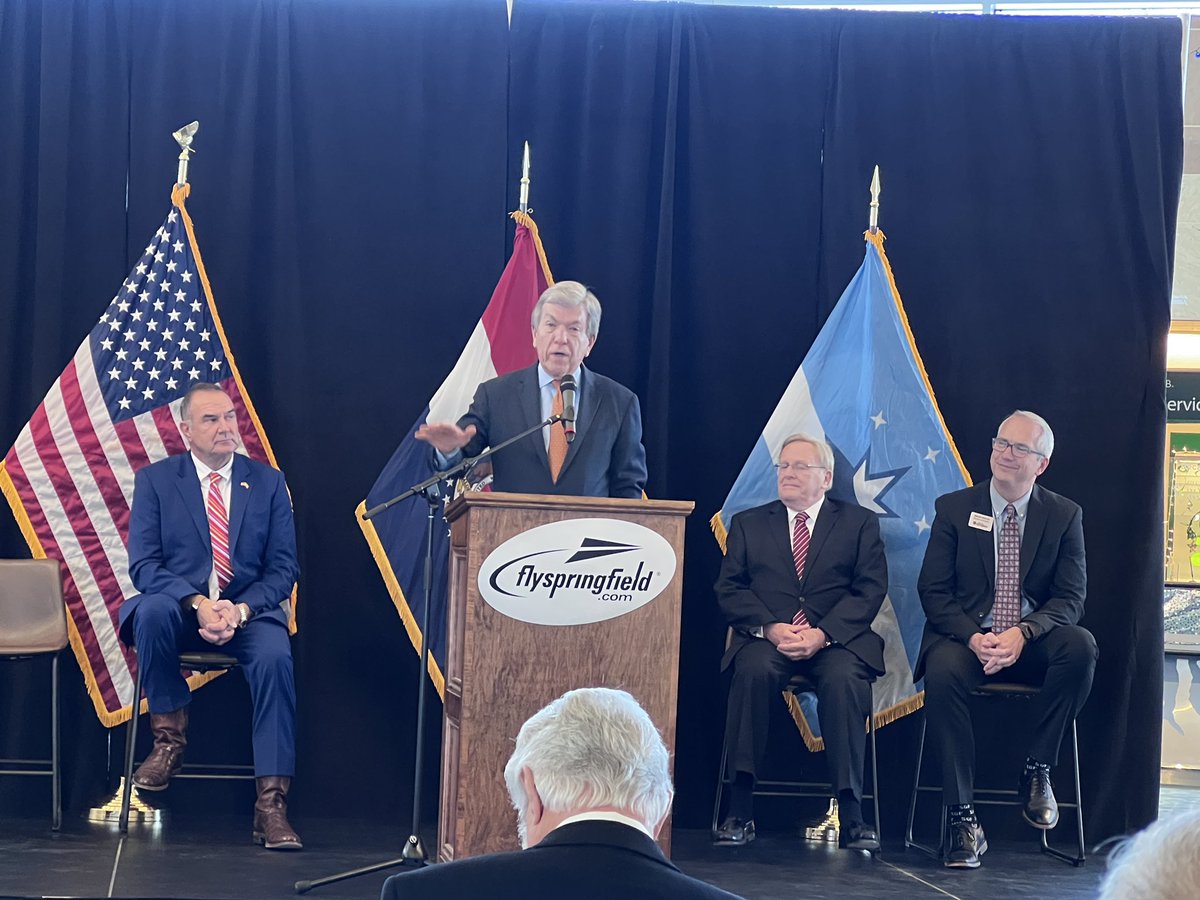 Great to be at @FlySGF today – a place that has been a huge part of my life and career as I’ve traveled to and from Washington. Having a reliable and convenient airport is a big reason why Springfield is a fantastic place to live, work, and visit. Thank you.